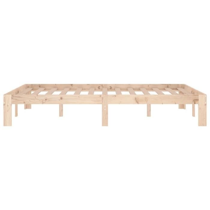 Letto matrimoniale BEST con base a doghe, marrone, struttura letto - senza materasso - 120 x 190 cm Nov126566
