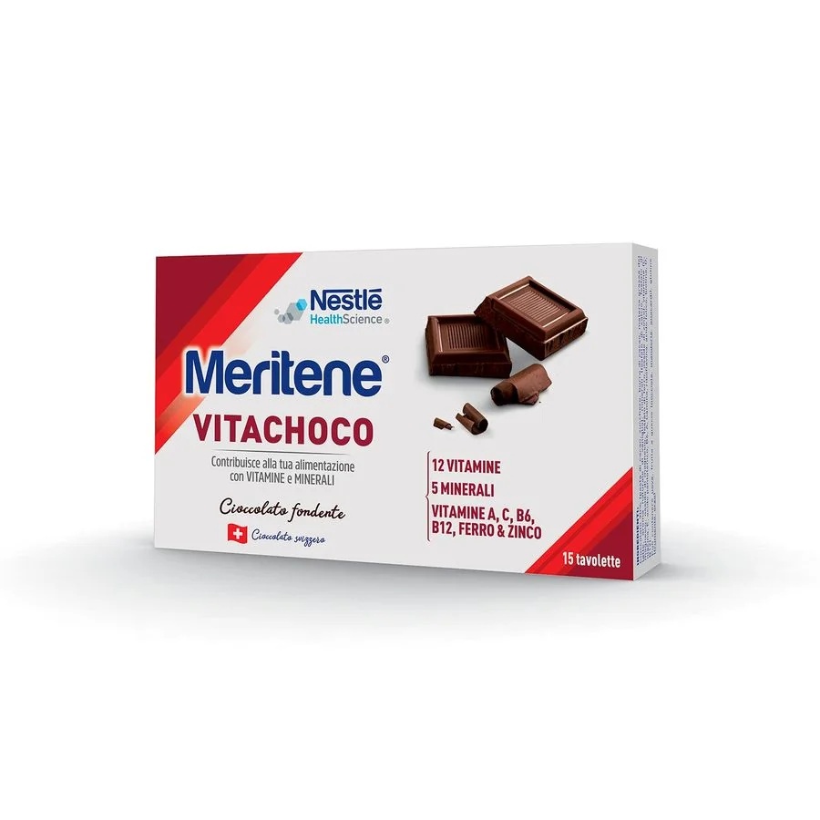 MERITENE Meritene Vitachoco Bitter suplemento multivitamínico 15 chocolates Vitaminas y minerales