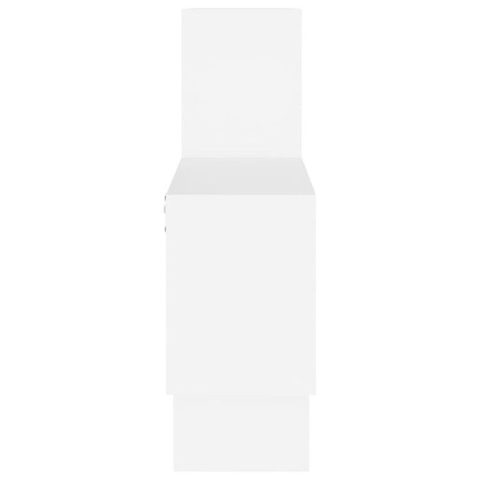 vidaXL Car-Shaped Wall Shelf, White, 82x15x51 cm, Engineered Wood, 807250