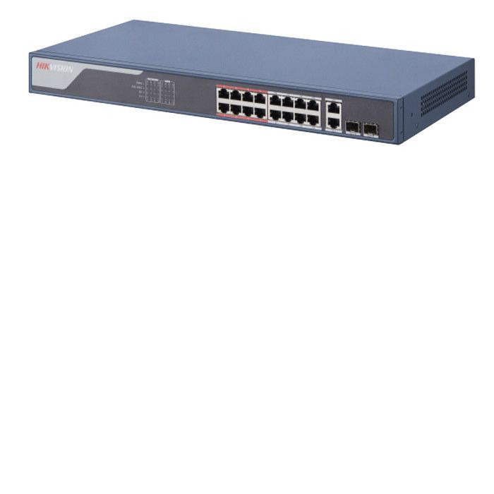 Switch de réseau - HIKVISION - DS-3E1318P-SI - 16 Ports Gigabit PoE - Managed L2 - Métal