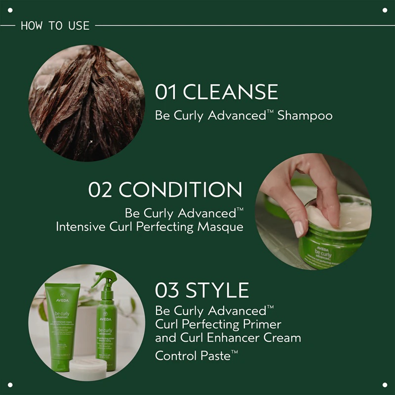 „Aveda Be Curly Advanced™“ šampūnas garbanotiems ir banguotiems plaukams