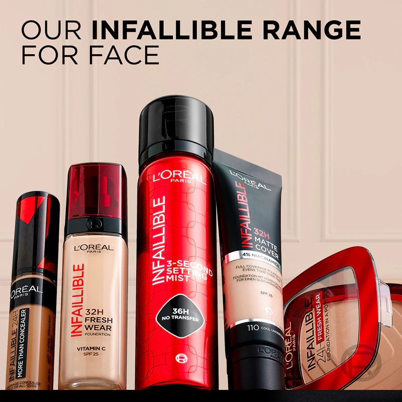 Base em pó L'Oréal Paris Infaillible Fresh Wear 24h