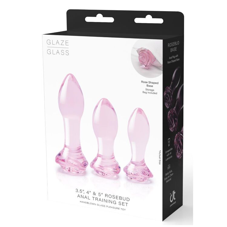 Dream Toys Glaze Glass Anal Treningssett