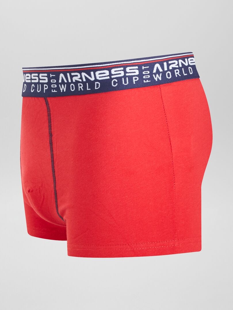 Zestaw 3 bokserek „Airness” – CZERWONE