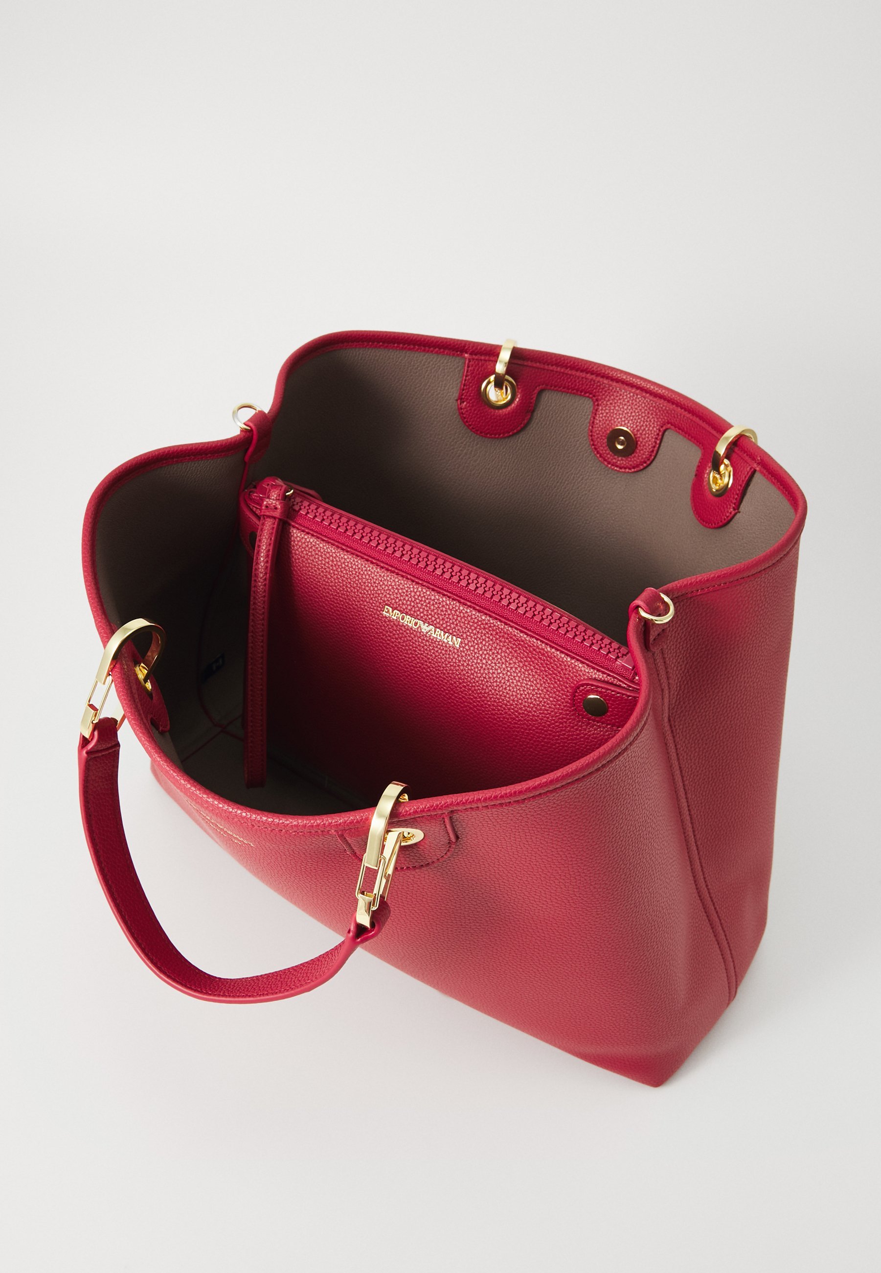 Emporio Armani BAG SET - Tragetasche - carminio/taupe