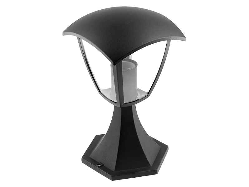 Słupek ogrodowy Marina aluminiowy 58,9 cm czarny