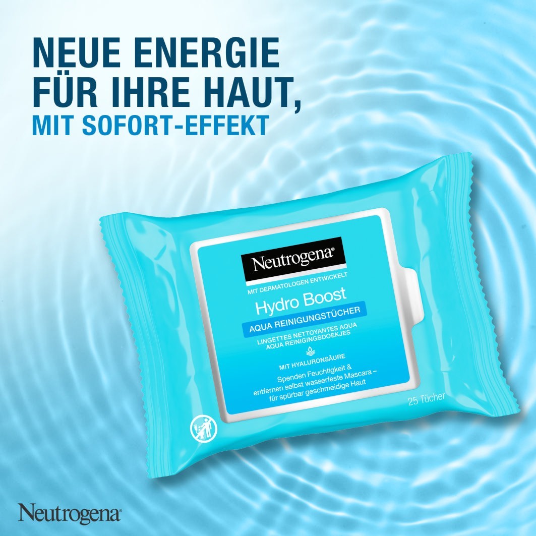 Odličovač Neutrogena Hydro Boost – 25 kusov