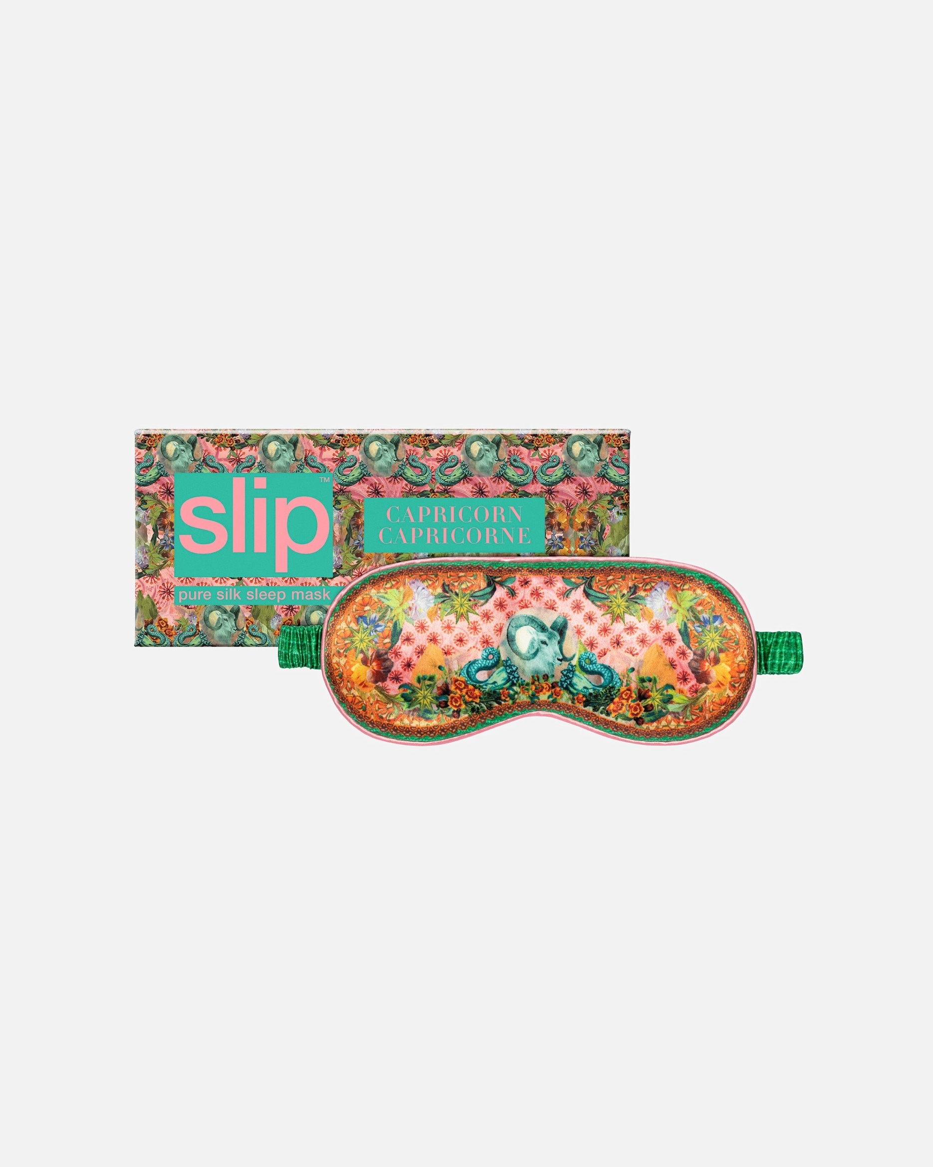 Slip slip pur soie masque de sommeil - zodiaque - capricorne
