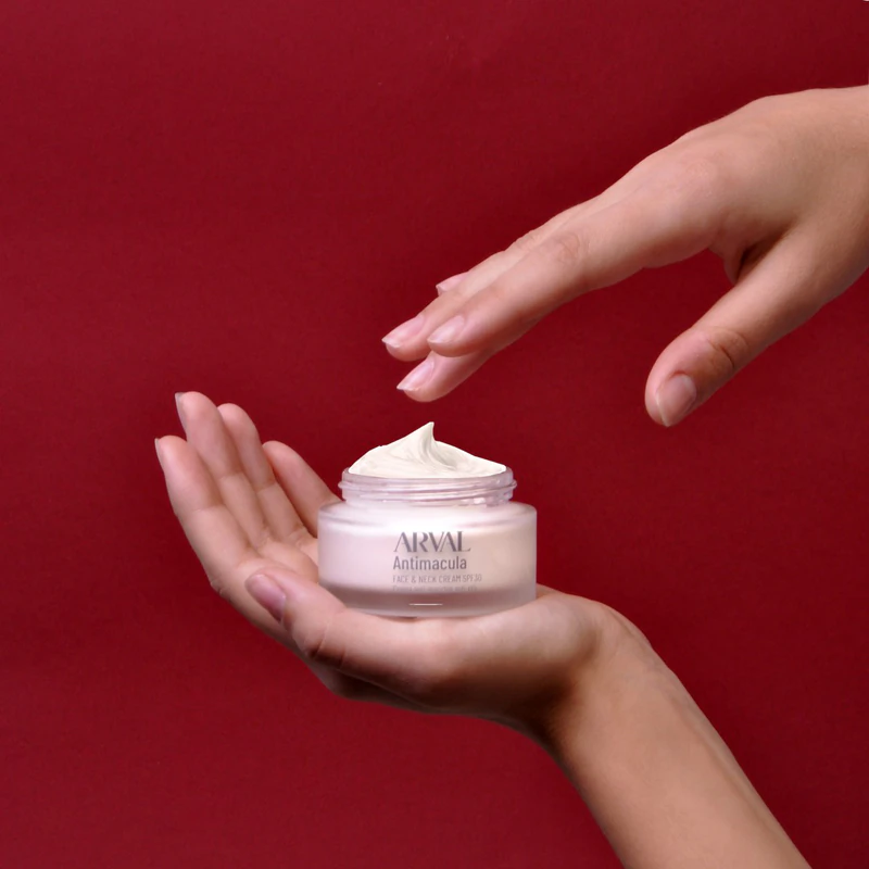 Arval Antimacula Face & Neck Cream SPF 30 krém na obličej proti vráskám a pigmentaci