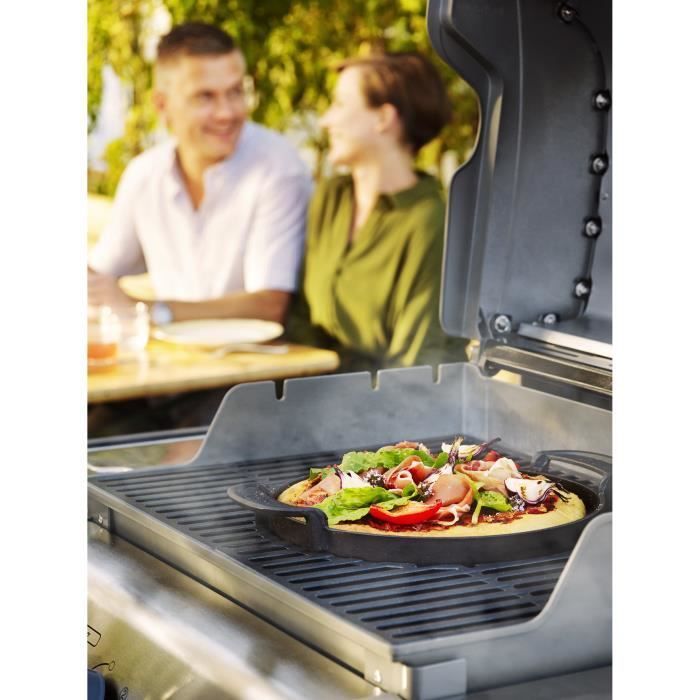 Weber Gourmet BBQ System -grilli - valurauta - kaasu - musta
