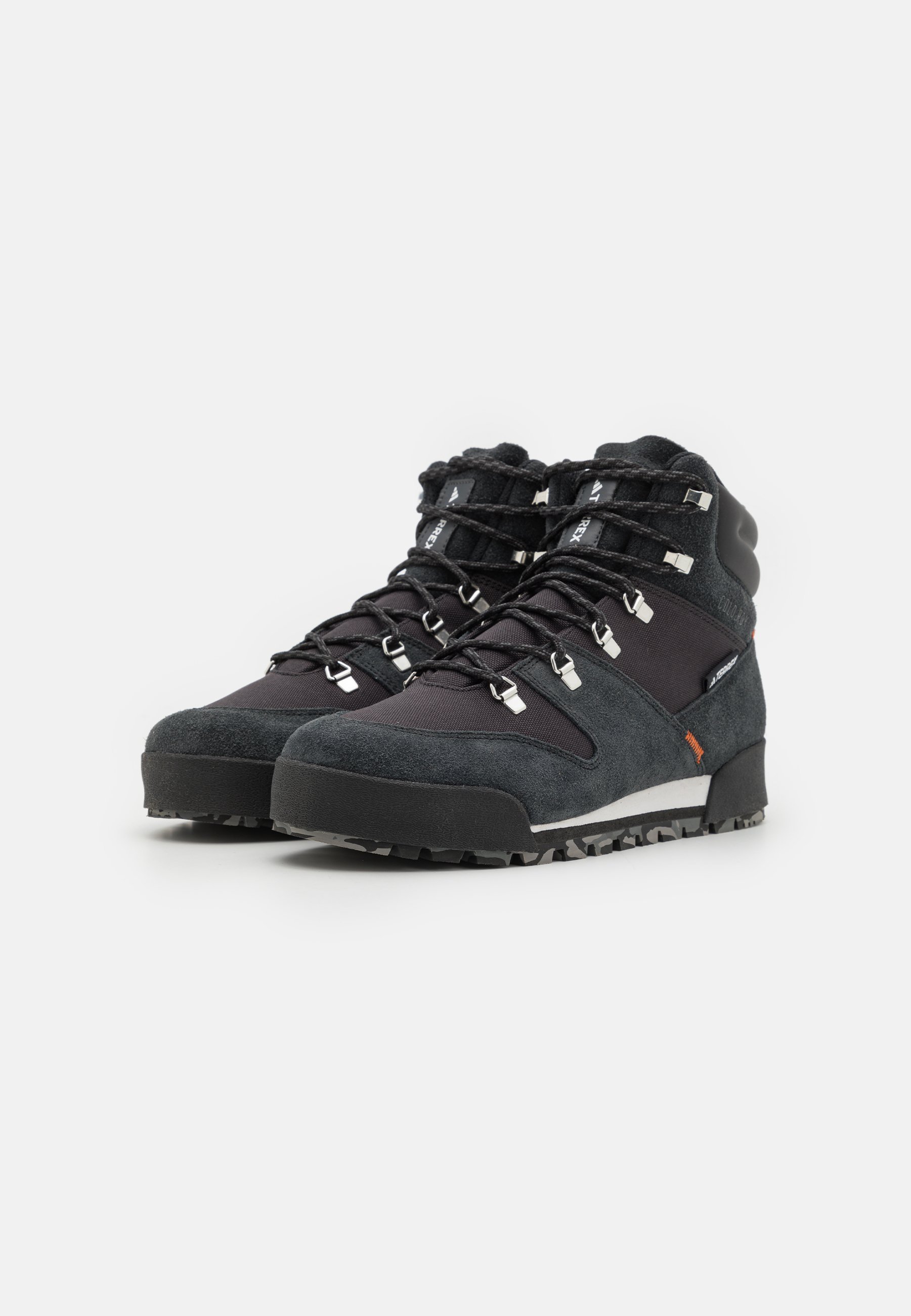 Adidas Terrex SNOWPITCH COLD.RDY HIKING - Wandelschoenen - core black/semi impact orange