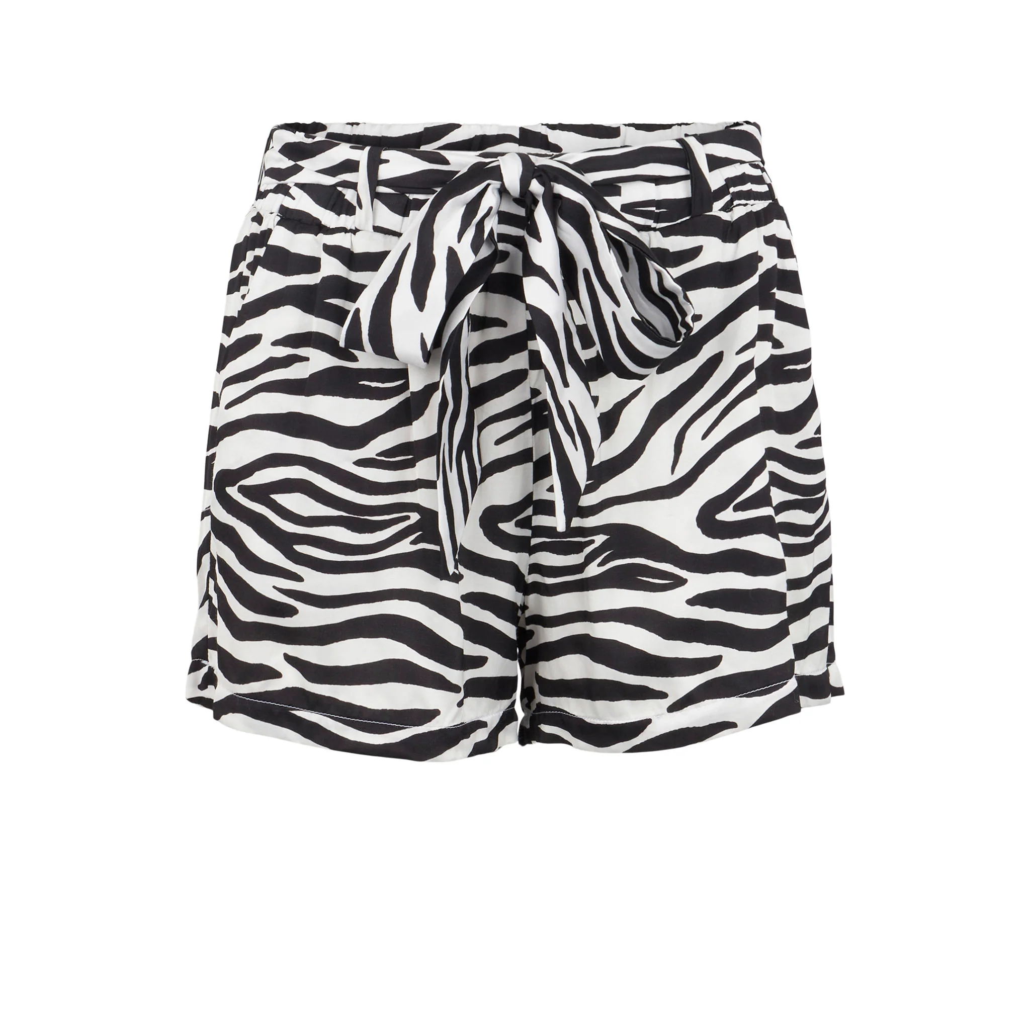 Damesshorts met zebraprint