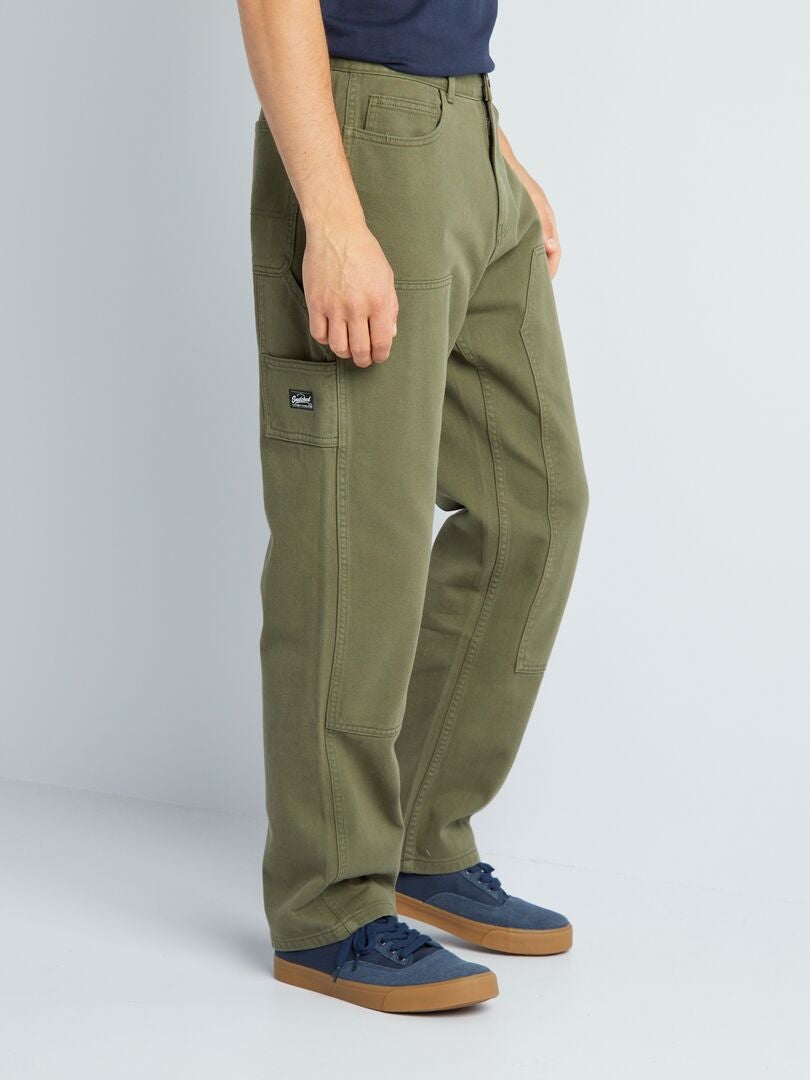 Proste jeansy - - KHAKI