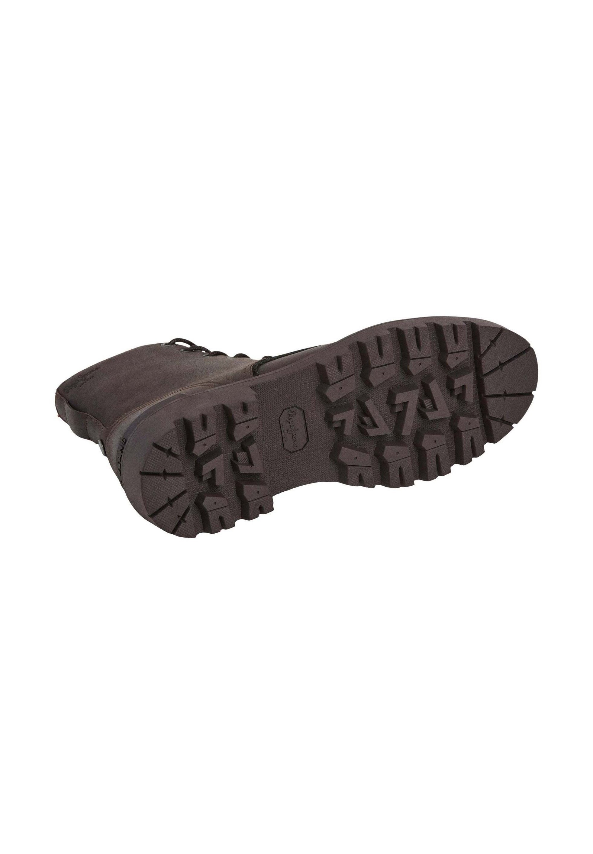 Pepe Jeans RYAN BRIT M - Suvarstomi aulinukai su kulkšnimis - tamsiai rudi