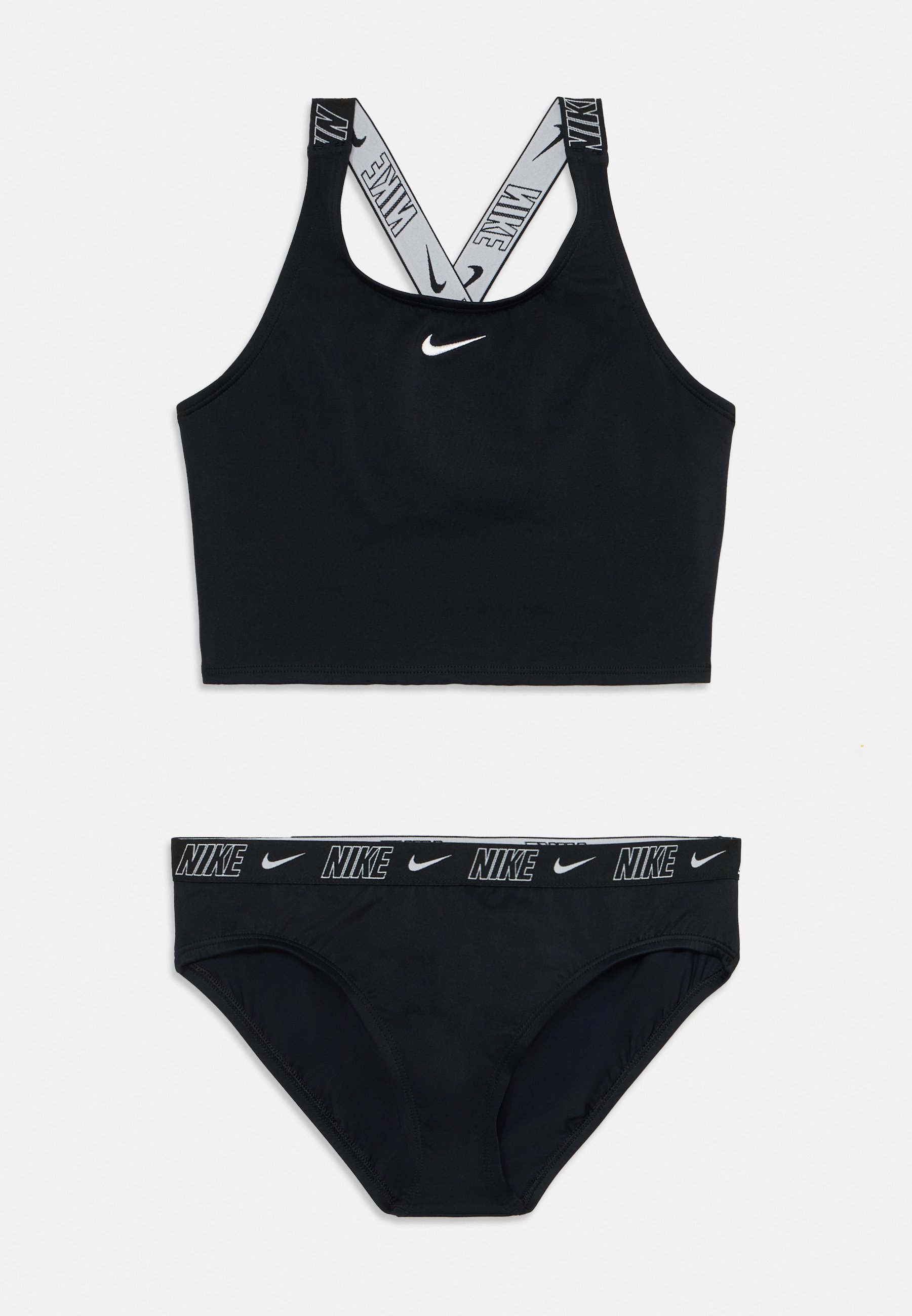 Ensemble maillot de bain mi-long croisé Nike Performance - noir