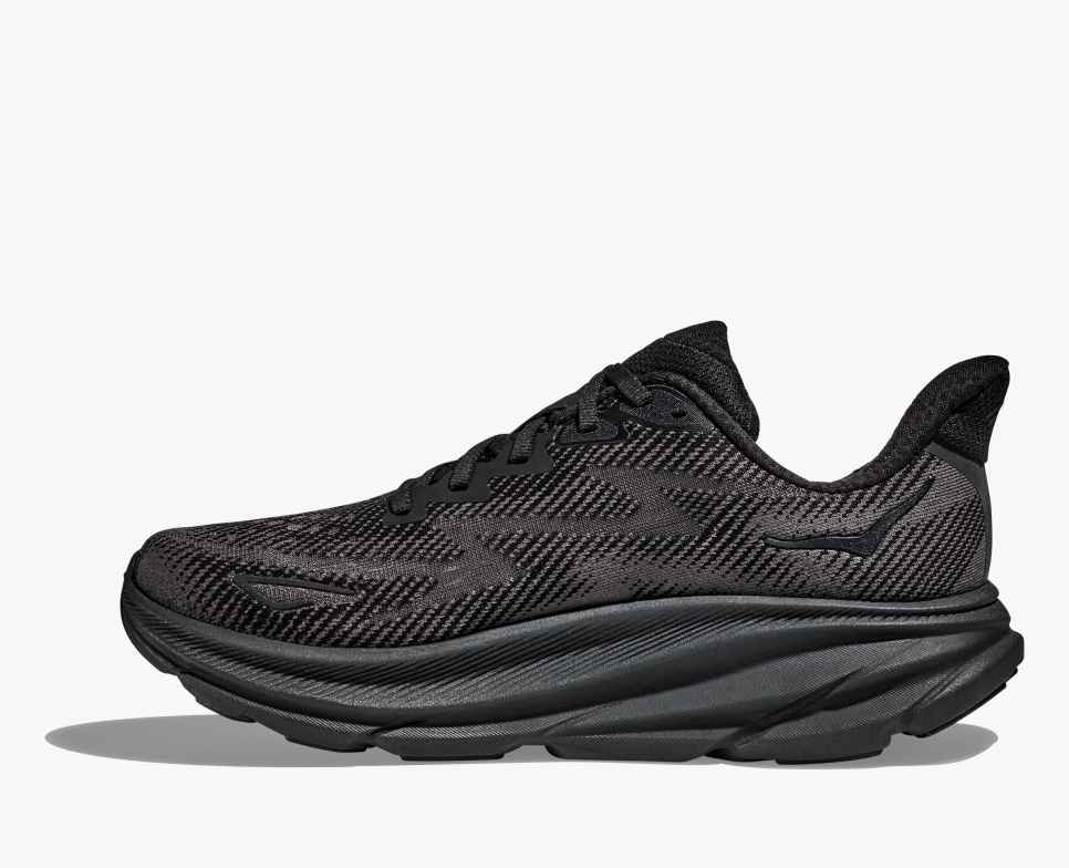 HOKA Clifton 9 Fekete/Fekete