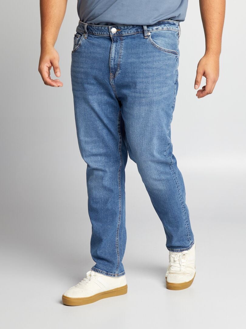 Calça jeans slim de 5 bolsos - L30 - AZUL