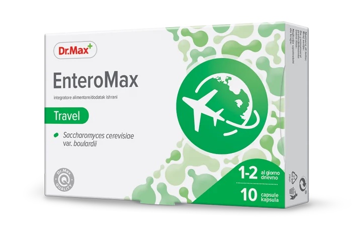 DR. MAX EnteroMax Travel 10 capsules voor een gezonde darmflora