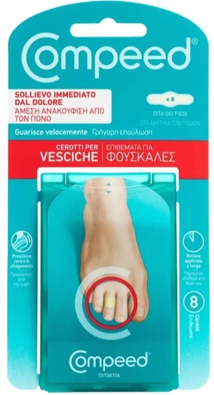 COMPEED Ampoules pour orteils Compeed, 8 pièces