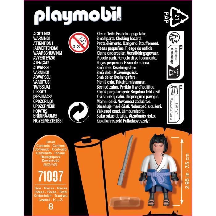 PLAYMOBIL - 71117 - Kisame - Naruto Shippuden - Figure with Samehada sword and scarf - Ninja manga character with accessories