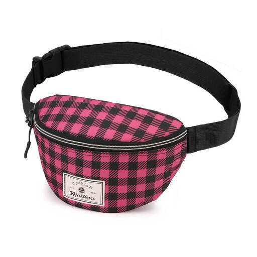 Τσάντα ποδιών Martina Pink με αστεία σχέδια