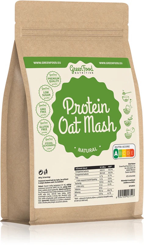 Протеинска овсена каша GreenFood Nutrition