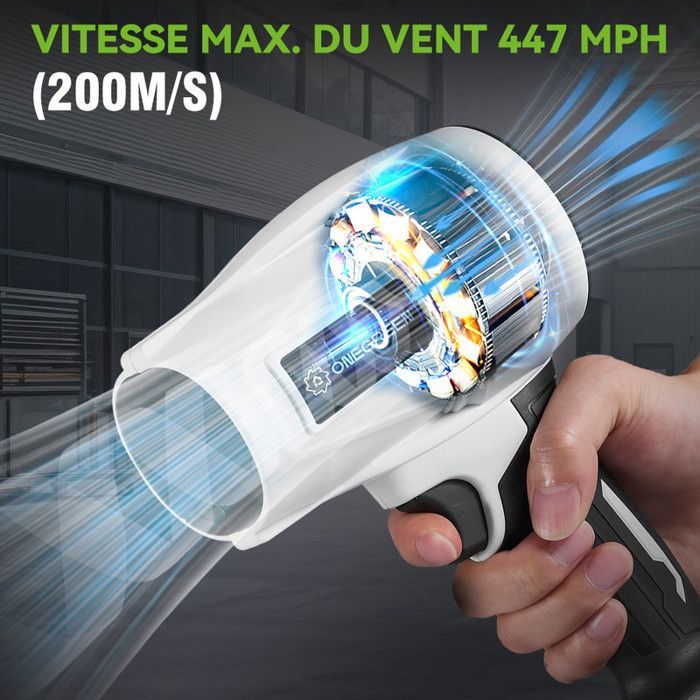Soffiatore senza fili - ONEVAN - ONEVAN - 21V - 900W - Motore senza spazzole