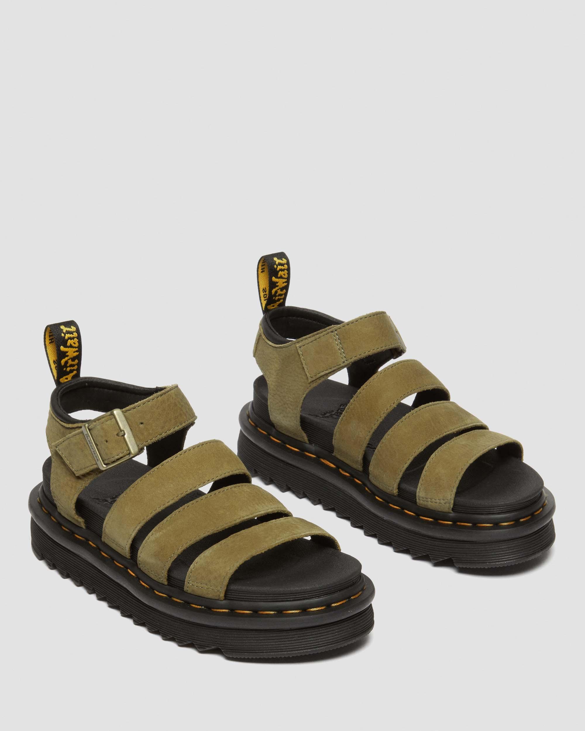 Blaire Tumbled Nubuck Leder Sandalen