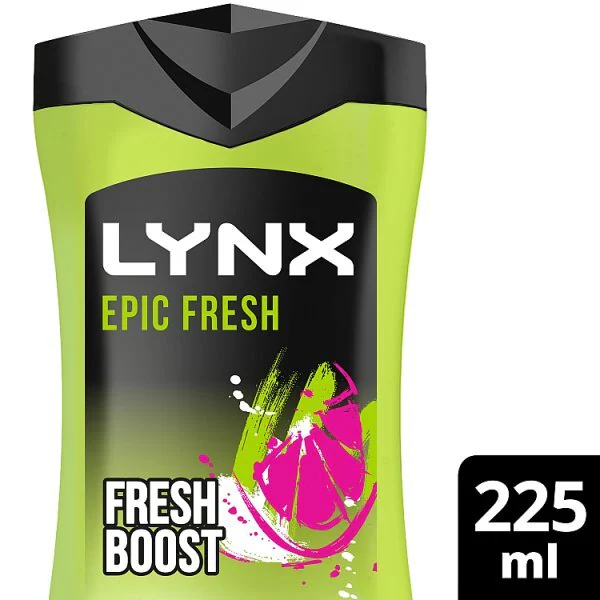 Lynx 3-in-1 Duschgel Epic Fresh 225 ml | Herren | Superdrug