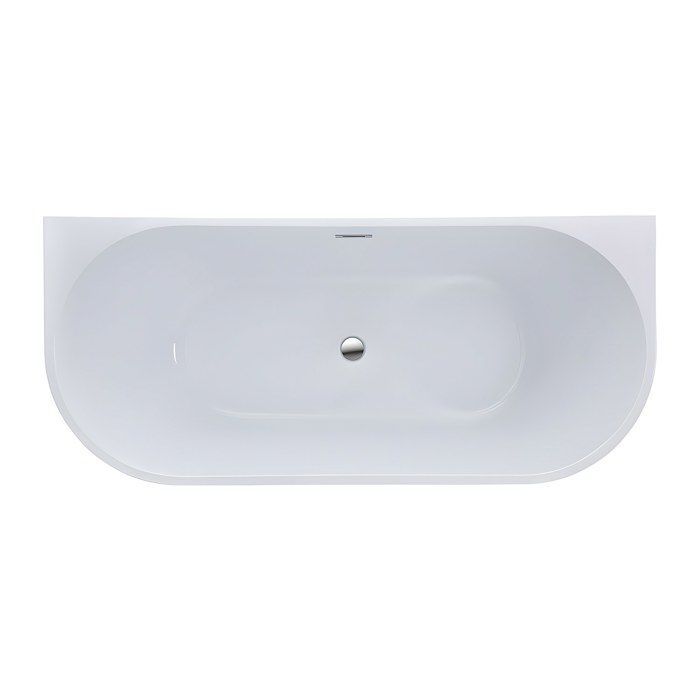 Bañera exenta - 149,5 x 75 x 58 cm - Acrílico - Blanco - 200 L - DIVINA