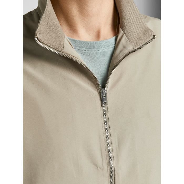 Harrington Jack & Jones Rush beige jas - Herenmaat L, 100% polyester