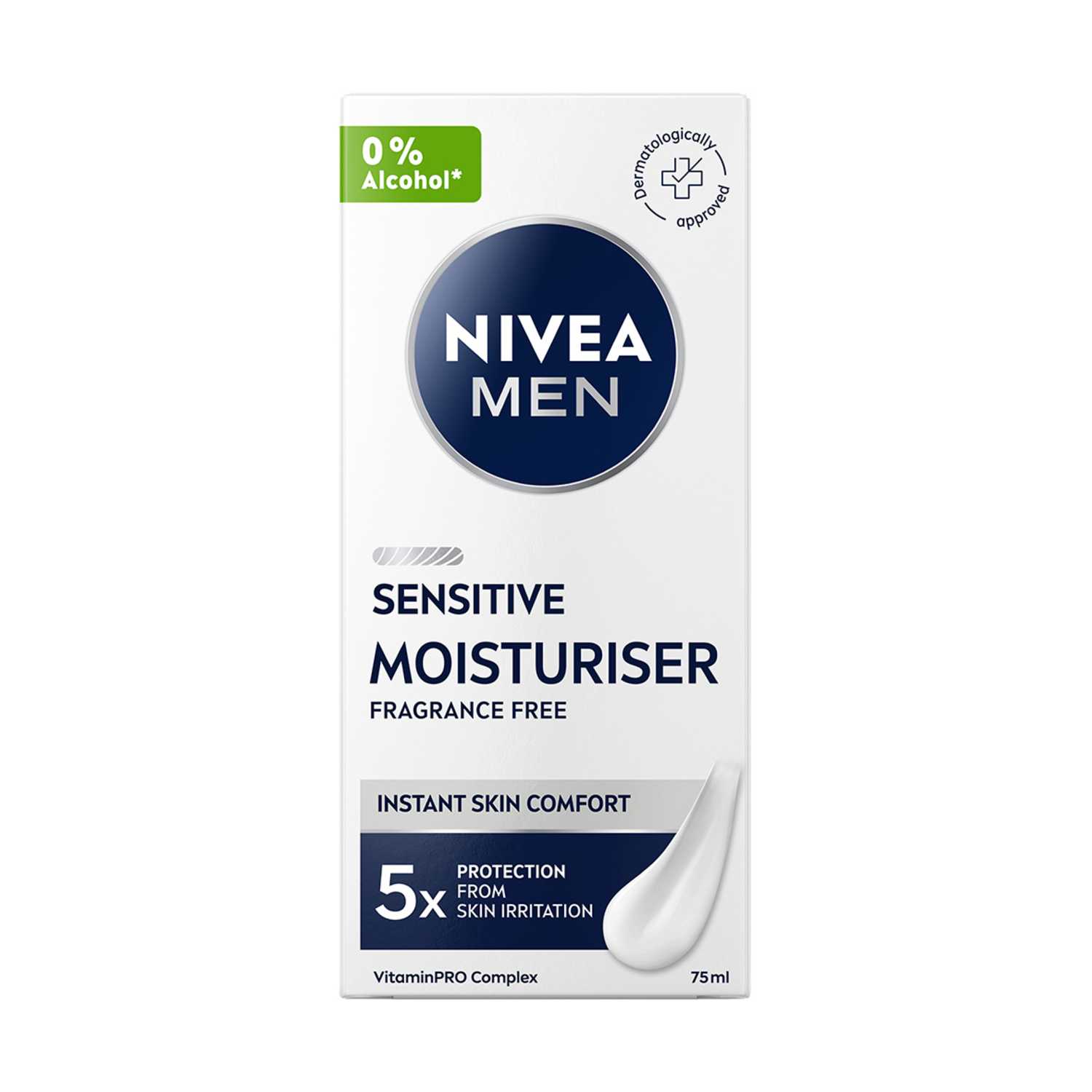Nivea Men pomirjujoča vlažilna krema za obraz 75 ml za občutljivo moško kožo