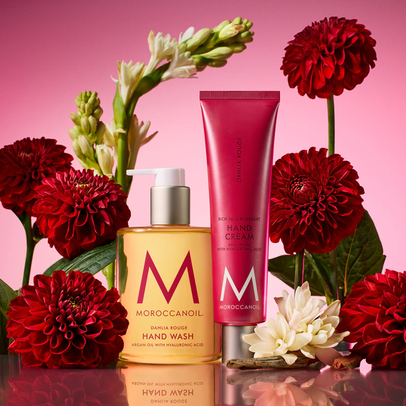 Darčeková sada na ruky Moroccanoil Body Dahlia Rouge