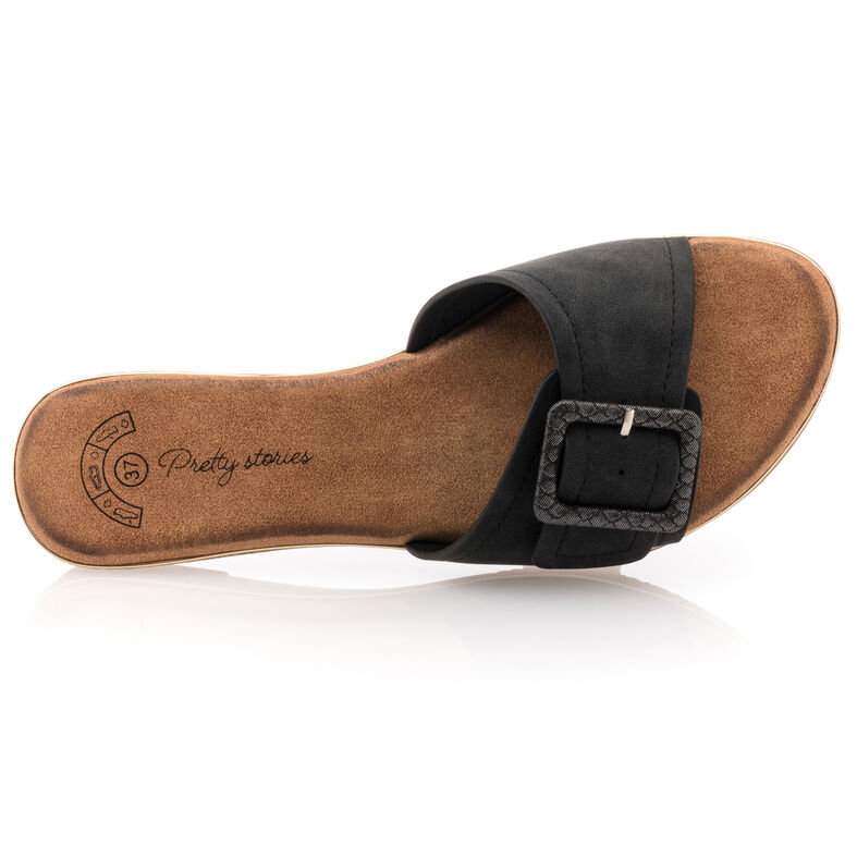 Γυναικεία Μαύρα Mules/Τσόκαρα