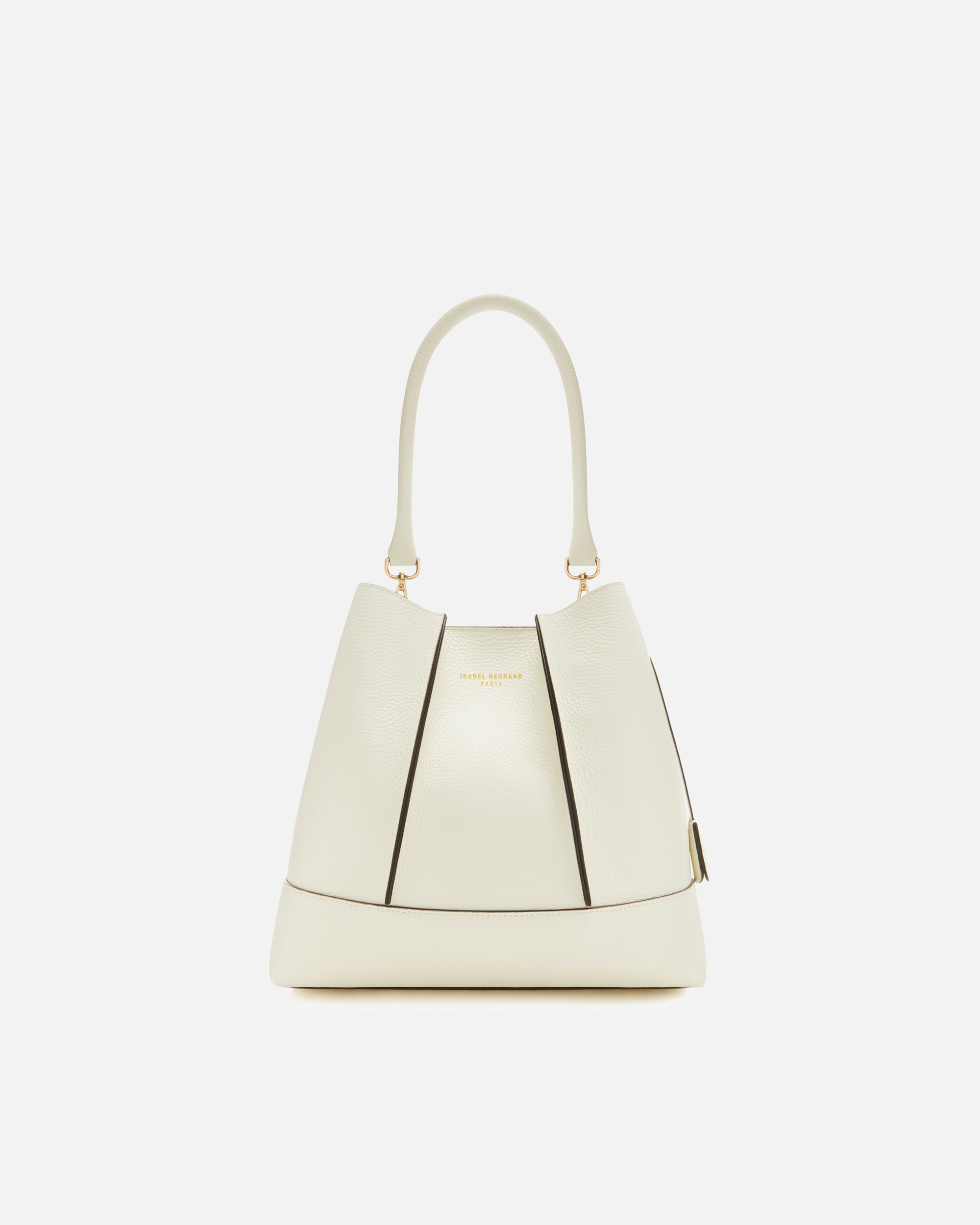 Bolso de hombro Isabel Bernard Isabel Bernard Femme Forte Macie beige - piel de becerro - IB25074