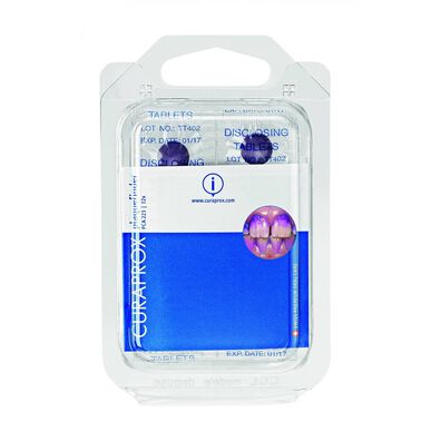 Curaprox Pastilhas Reveladoras de Placa Bacteriana      12 pastilhas 12 pastilhas
