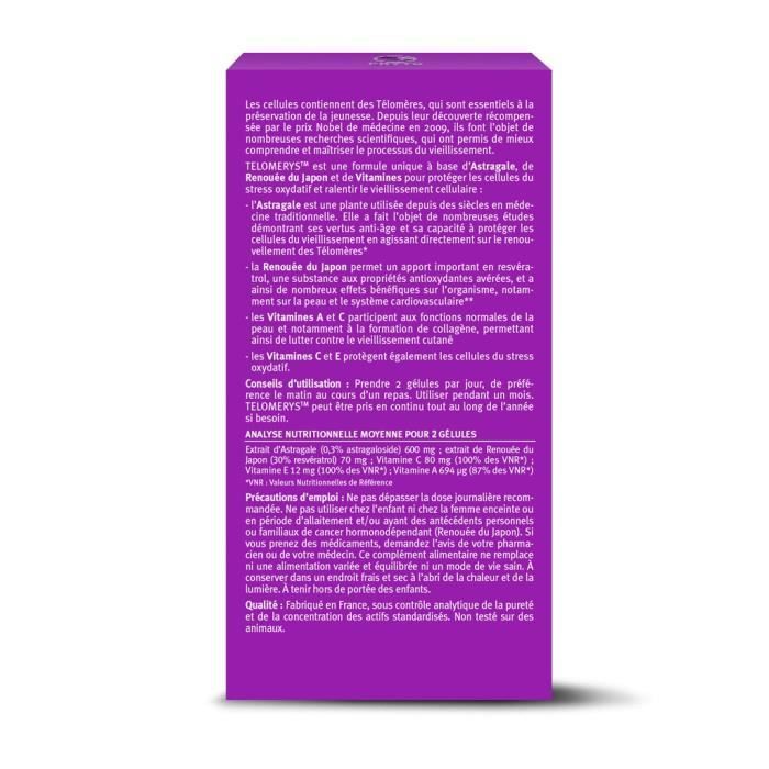 Phytoresearch Telomerys 60 gélules végétales