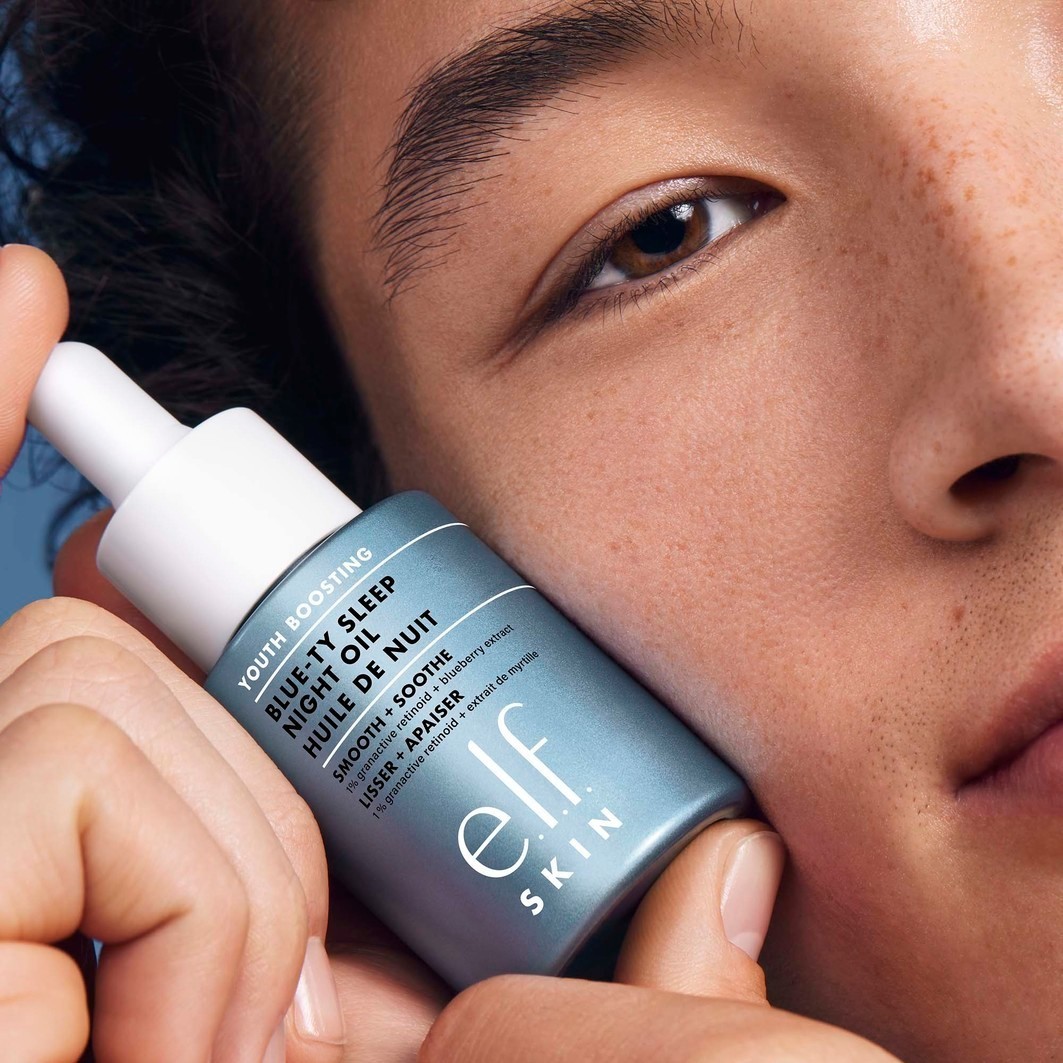 elf Cosmetics Pleťový olej Youth Boosting Blue-ty Sleep Nachthol - 30 ml