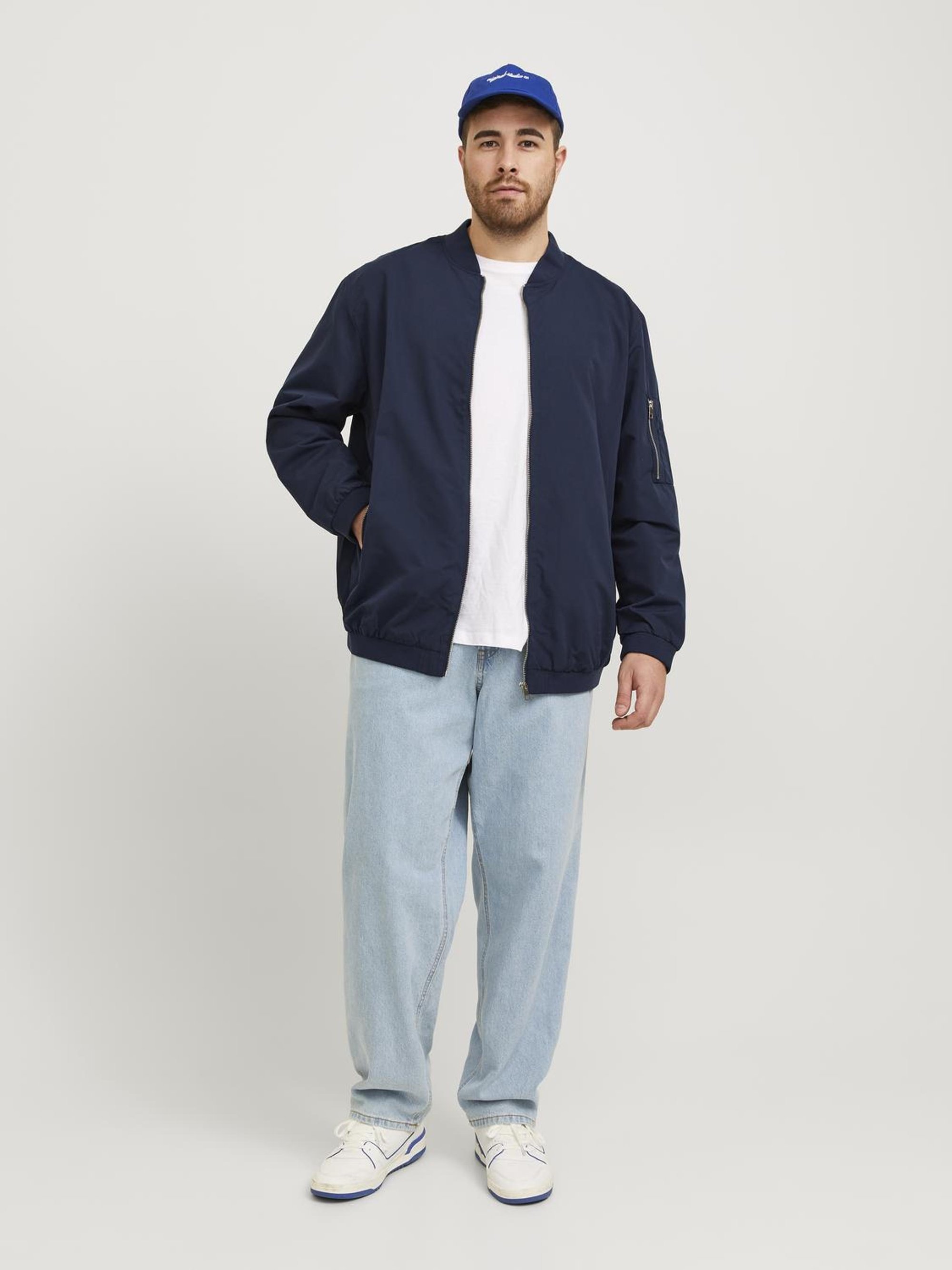 JJERUSH - Bomber bunda - blazer blue