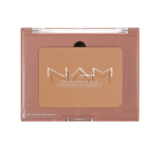 NAM Bronzing Face bronzer do twarzy w kompakcie 02 Nude Brown 10 g