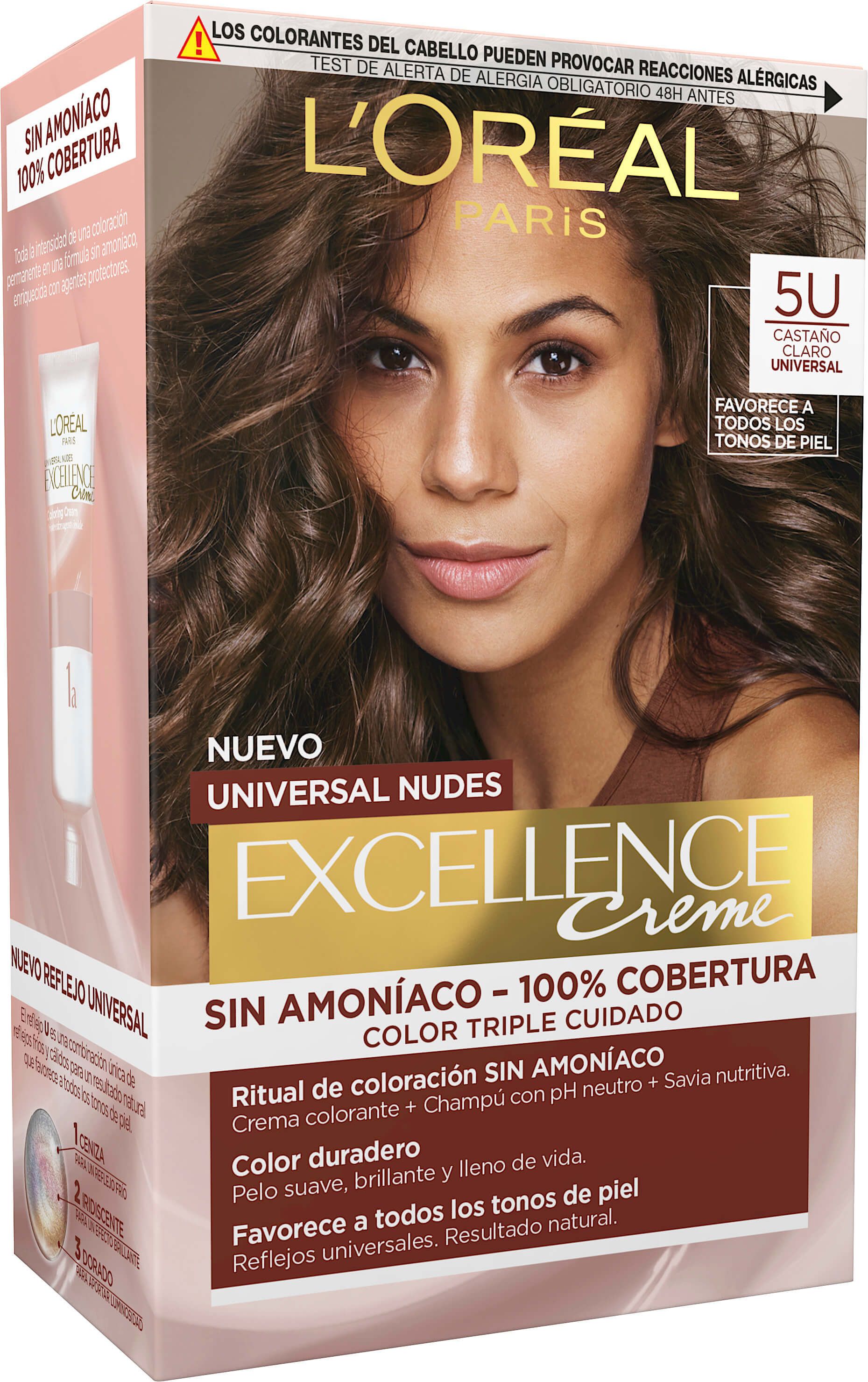 „Excellence Creme Universal Nudes“ plaukų dažai Plaukų dažai be amoniako