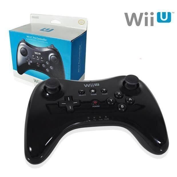 Wii Classic Controller, Wii U Pro Controller, Zwart