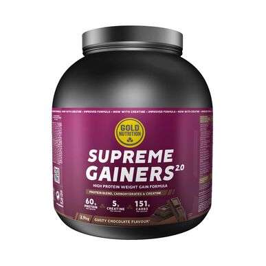 GOLDNUTRITION Supreme Gainers 2.0 Csokoládé ízű, magas kalóriatartalmú formula kreatinnal 2.9 kg 2.9 kg