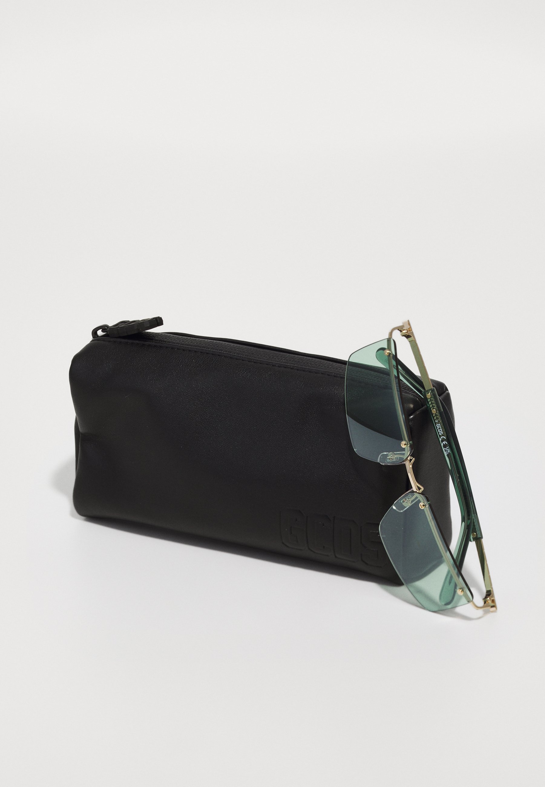 GCDS UNISEX - Sonnenbrille - goldfarben/grün