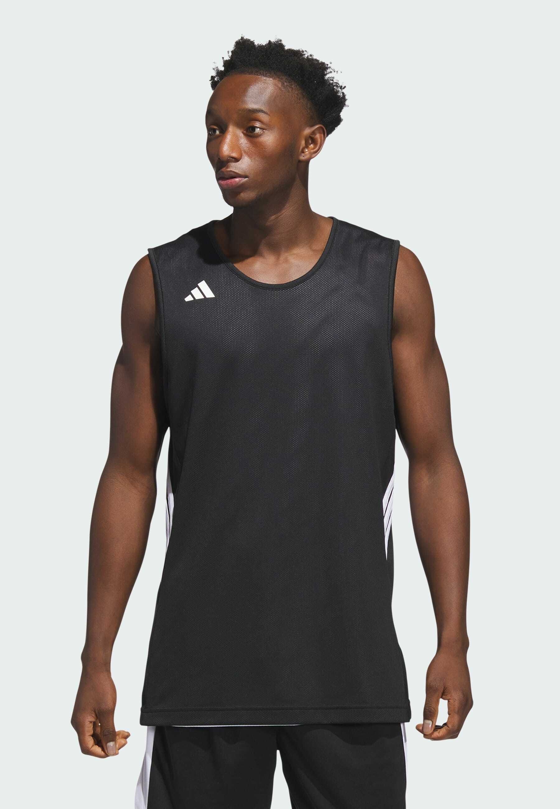 adidas Performance 3G SPEED REVERSIBLE BASKETBAL - Top - zwart wit