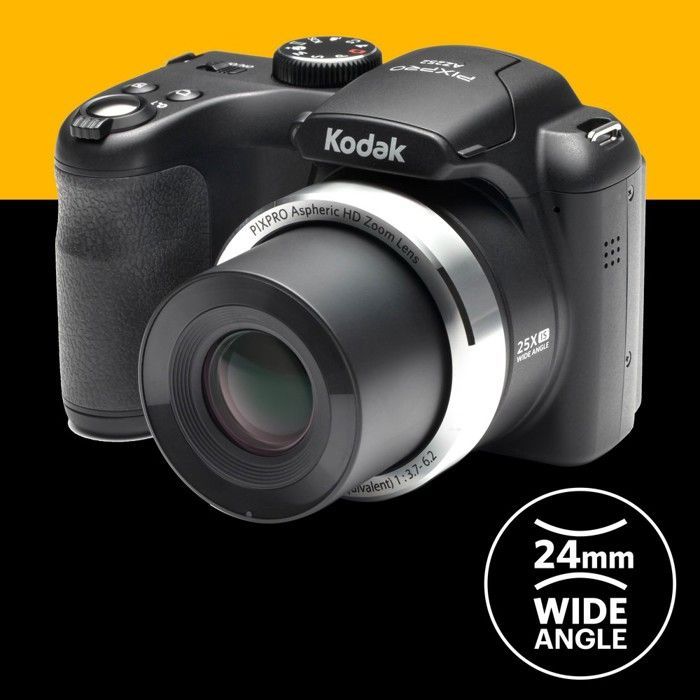 Aparat foto digital compact Kodak PIXPRO Astro Zoom AZ252, 16,15 MP, 720p - 30 fps, zoom optic 25x, negru