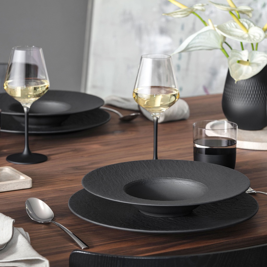 Assiette à pâtes Villeroy & Boch, modèle Rock - 1 pièce