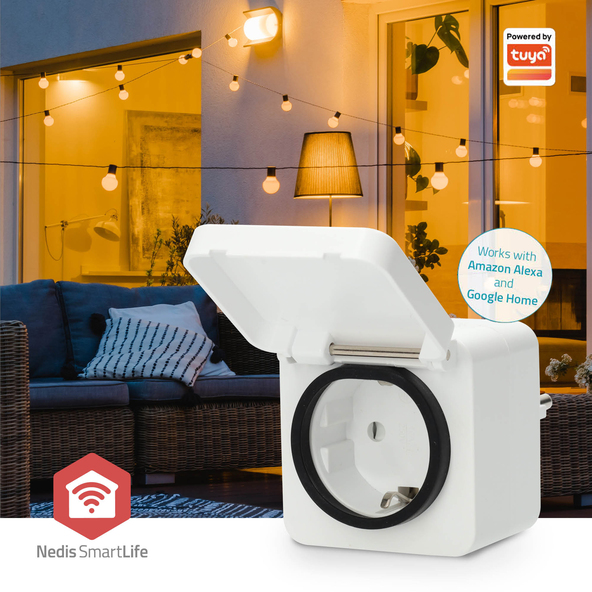 Pachet de prize inteligente de exterior, ZBPO130FWT, IP44, Zigbee, SmartLife