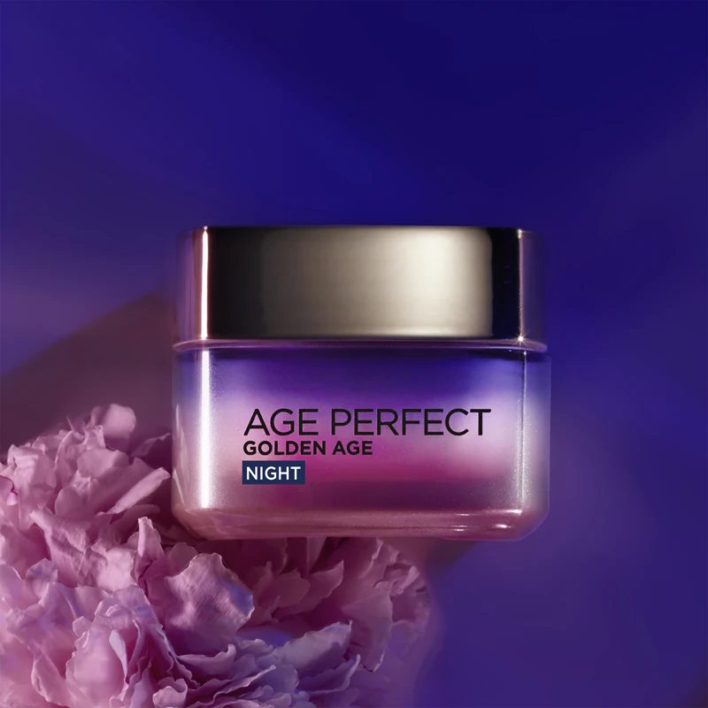 Creme Noturno Antirrugas Age Perfect Golden Age da L'Oréal Paris para Pele Madura