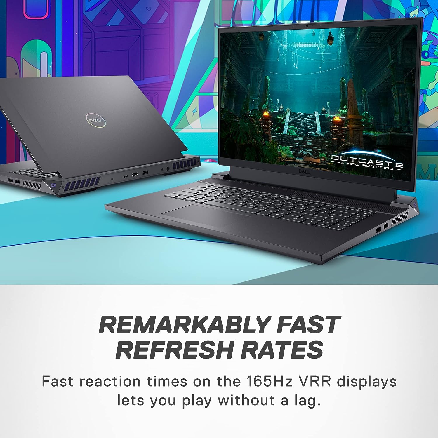Dell G16 7630 Gaming-Laptop – 16-Zoll (2560 x 1600) QHD+ 165Hz 3ms Display, Intel Core i9-13900HX, 16 GB DDR5 RAM, 1 TB SSD, NVIDIA GeForce RTX 4070 8 GB GDDR6, Windows 11 Home – Metallic Nightshade